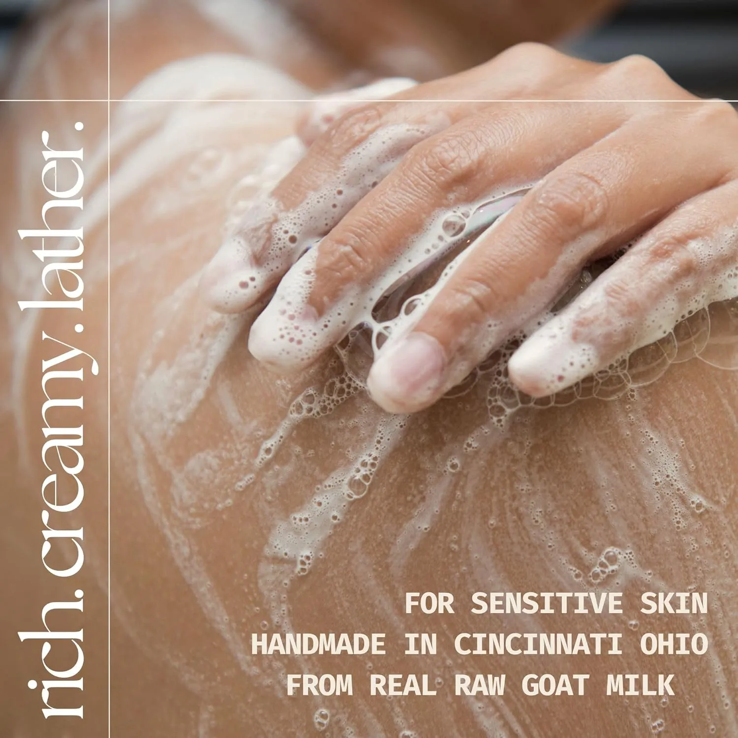 Premium Goat Milk Soap Bars - For Dry Skin, Gentle, Organic & Soothing - Made with Real Goat Milk - Large 5 OZ (Pack of 4) - (Oats and Honey)