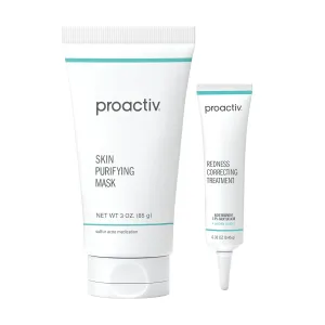 Proactiv Clear Skin Duo - Skin Purifying Mask   Redness Correcting Spot Treatment, Clears & Prevents Breakouts with Kaolin Clay, Salicylic Acid, Formulated for Acne-Prone Skin