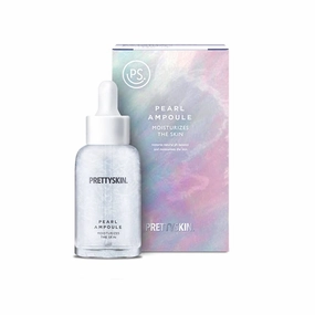 PS.PRETTYSKIN Pearl Amoule for Face with 20-essential Amino Acids and Minerals for skin Elasticity, Clear and Glowy. 50ml/1.69 fl.oz. (Pearl)