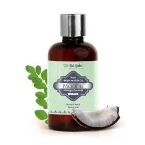 Pure Moringa Coconut Maahu, Ayurvedic Body Massage Oil, 100ml