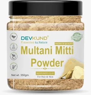 Pure Multani Mitti Powder (Fuller's Earth) Skin Face Clays (350g)