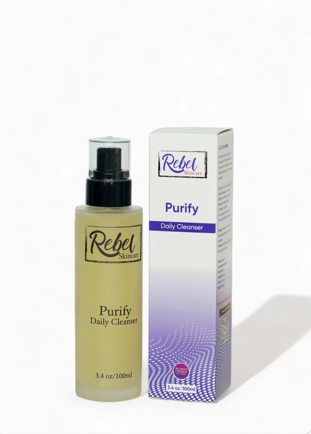 Purify Daily Cleanser - Gentle Anti-Aging Gel with Organic Honey, Vitamin E & Provitamin B5, Non-Stripping, Soothing & Nourishing, 3.4 oz / 100 ml