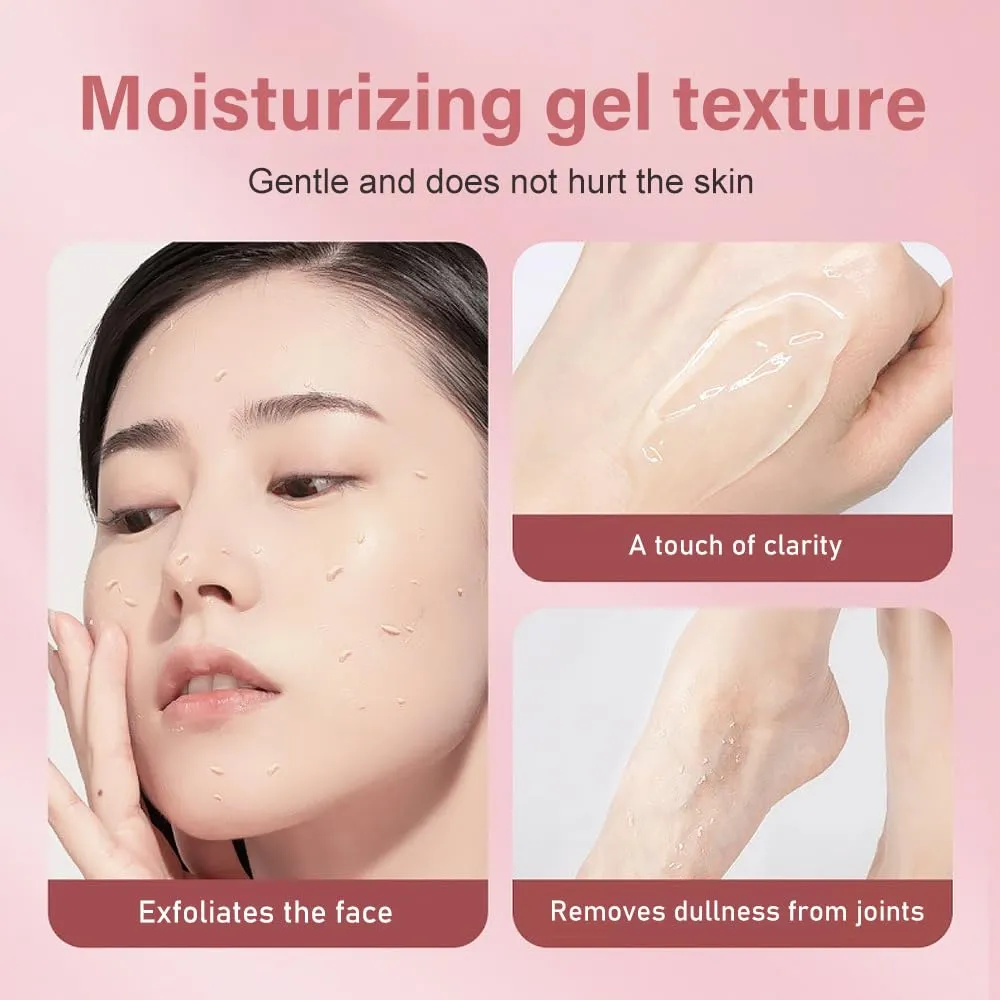Purifying Exfoliating Gel, Koec Purifying Enzymes Exfoliating Gel, Phansta Exfoliation Moisturizing Cream Dead Skin, Facial Exfoliator Cleanser, Exfoliate Skin Care Facial Scrub (100g, Mix Scent)