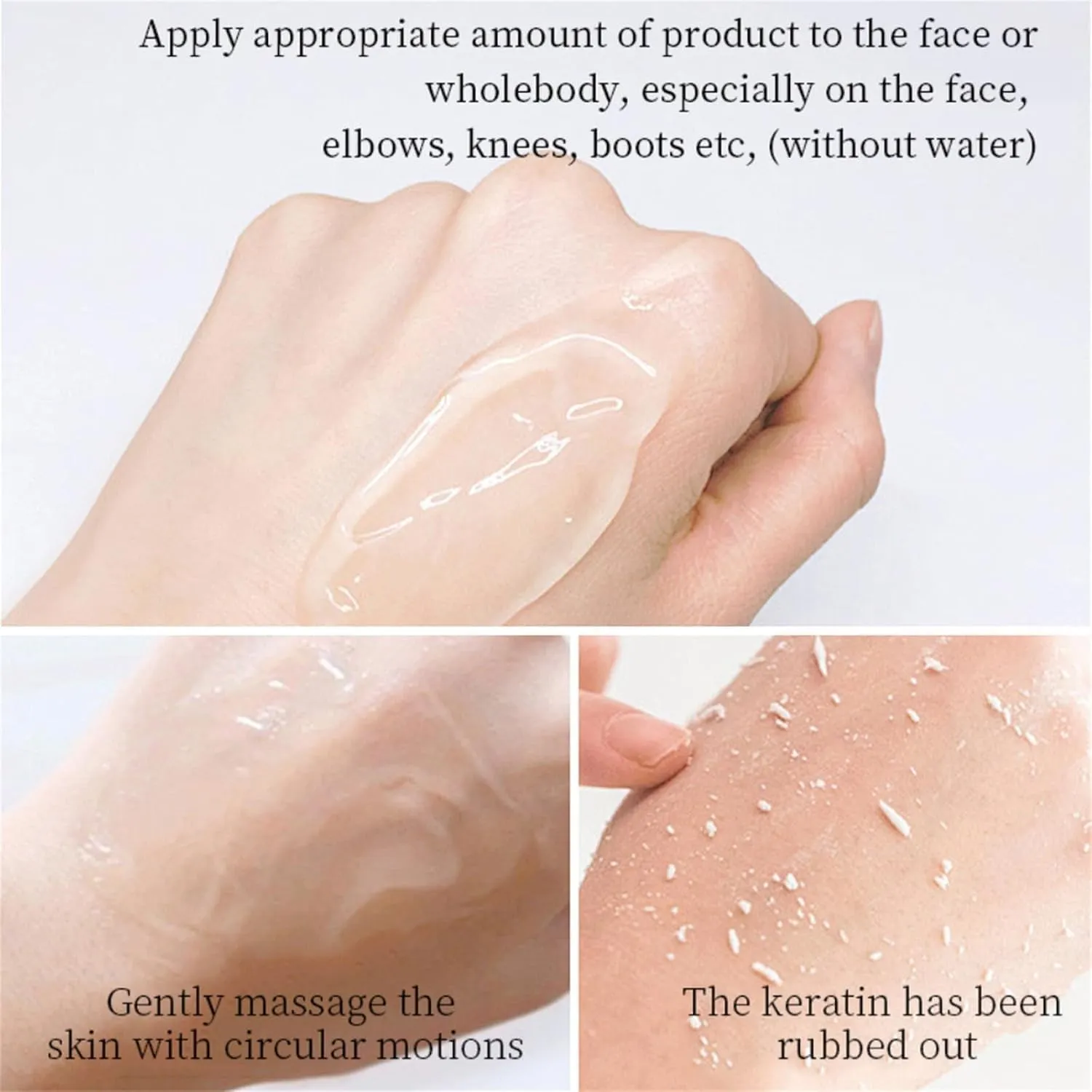Purifying Exfoliating Gel, Koec Purifying Enzymes Exfoliating Gel, Phansta Exfoliation Moisturizing Cream Dead Skin, Facial Exfoliator Cleanser, Exfoliate Skin Care Facial Scrub (100g, Mix Scent)