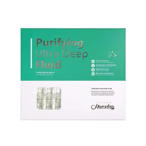 Purifying Ultra Deep Fluid 2ml (0.07 fl oz) x 20 vials | Tea Tree, Oily Skin, Anti- trouble Purifying Ampoule |