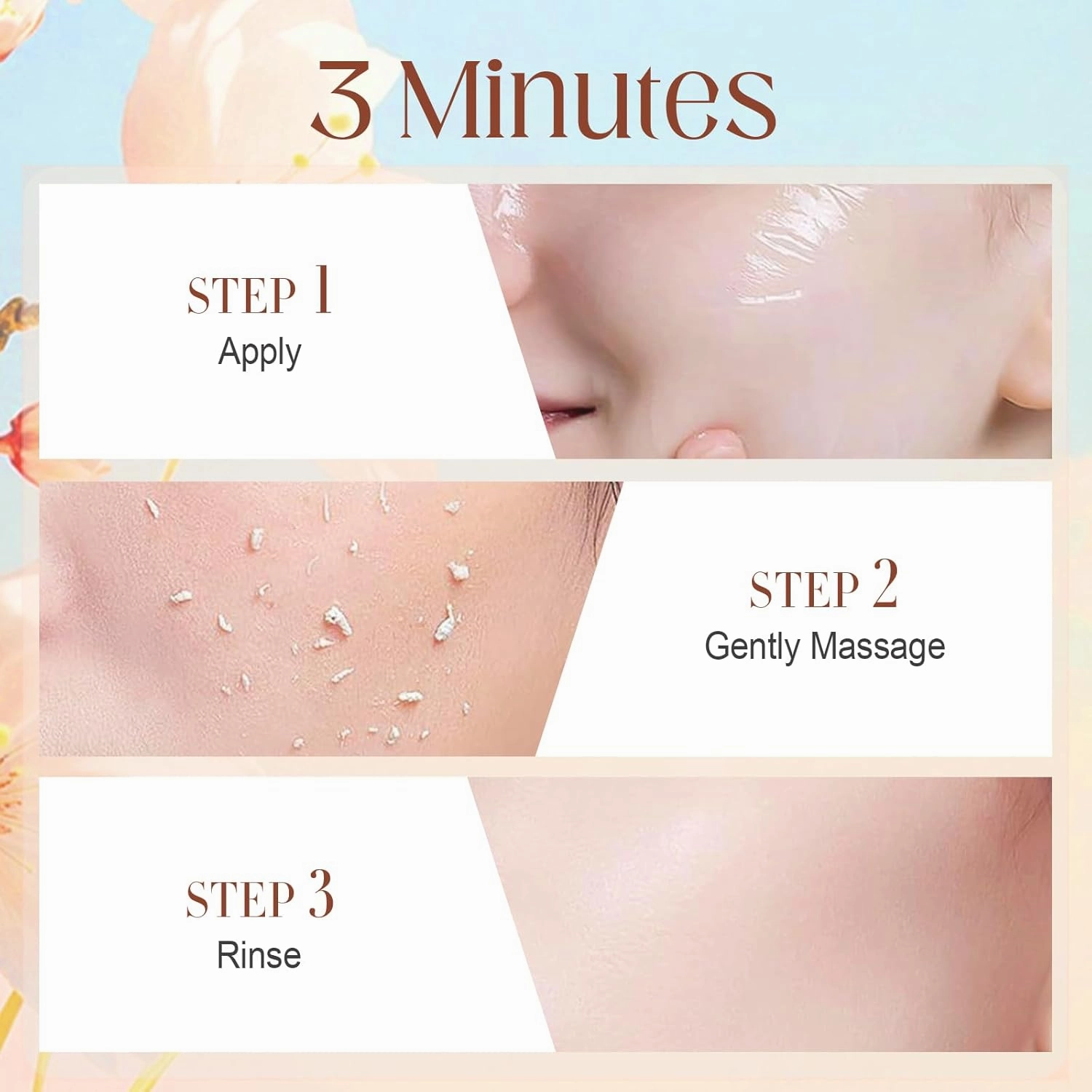 Purifying Enzymes Exfoliating Gel,2025 New Face & Body Purifying Exfoliating Gel Cream,Deep-Cleansing Moisturizing Facial Cleanser Gentle Face Scrub (Gel/3pcs, 1.76 OZ)