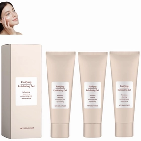 Purifying Exfoliating Gel, Exfoliating Gel Scrub for Face and Body