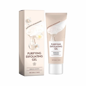 Purifying Exfoliating Gel, Face Purifying Exfoliating Scrub Gel, Purifying Exfoliating Gel for Body Deep Cleansing Brightening and Moisturizing (1PCS)