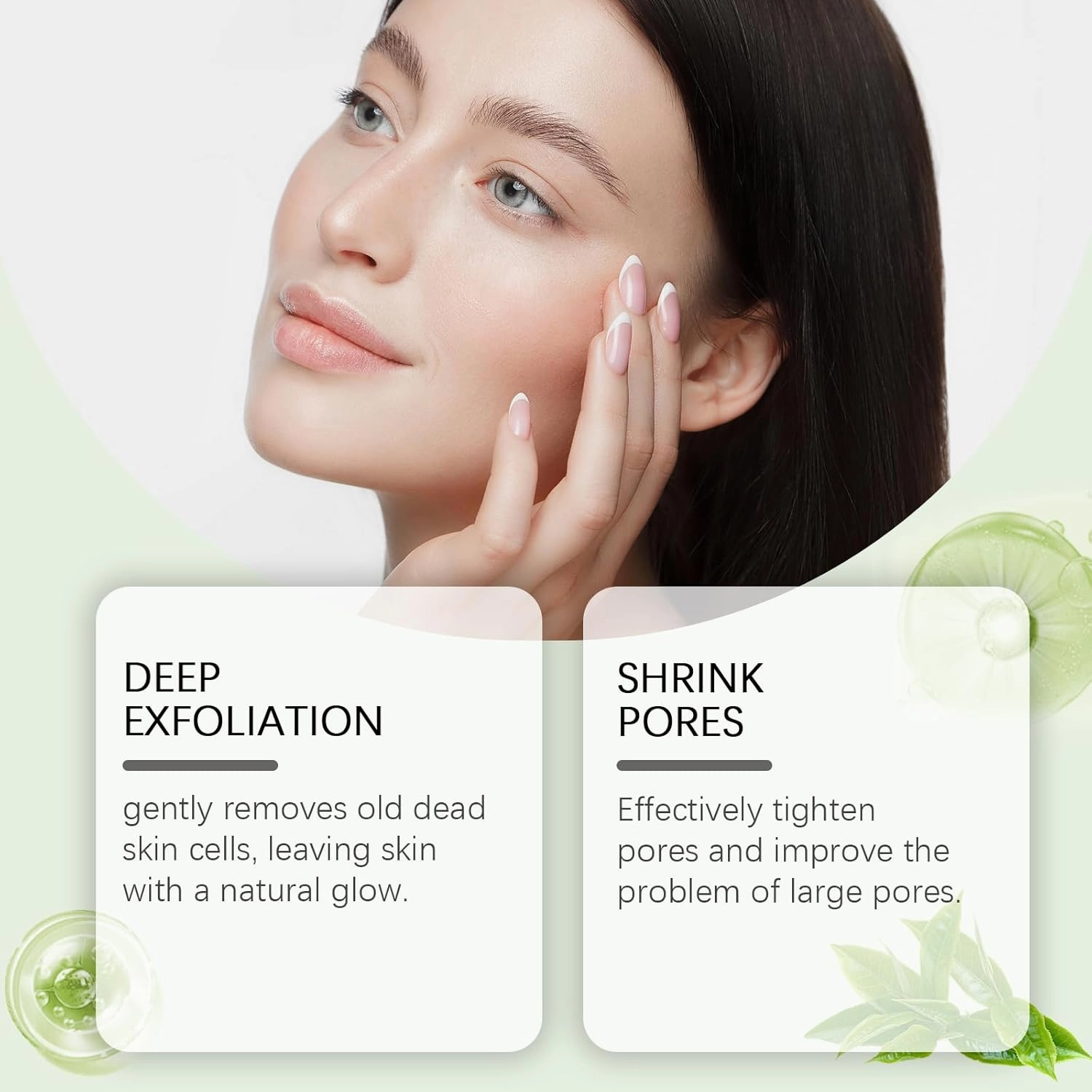 Purifying Exfoliating Gel, Facial Exfoliating Scrub Gel, Women Purifying Exfoliating Gel for Face Body Cleansing and Moisturizing (1PCS, medium)