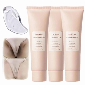 Purifying Exfoliating Gel, Moisturizing Exfoliator Scrub for Whole Body, Achieve Smoother Skin (3PCS, 5.28oz)