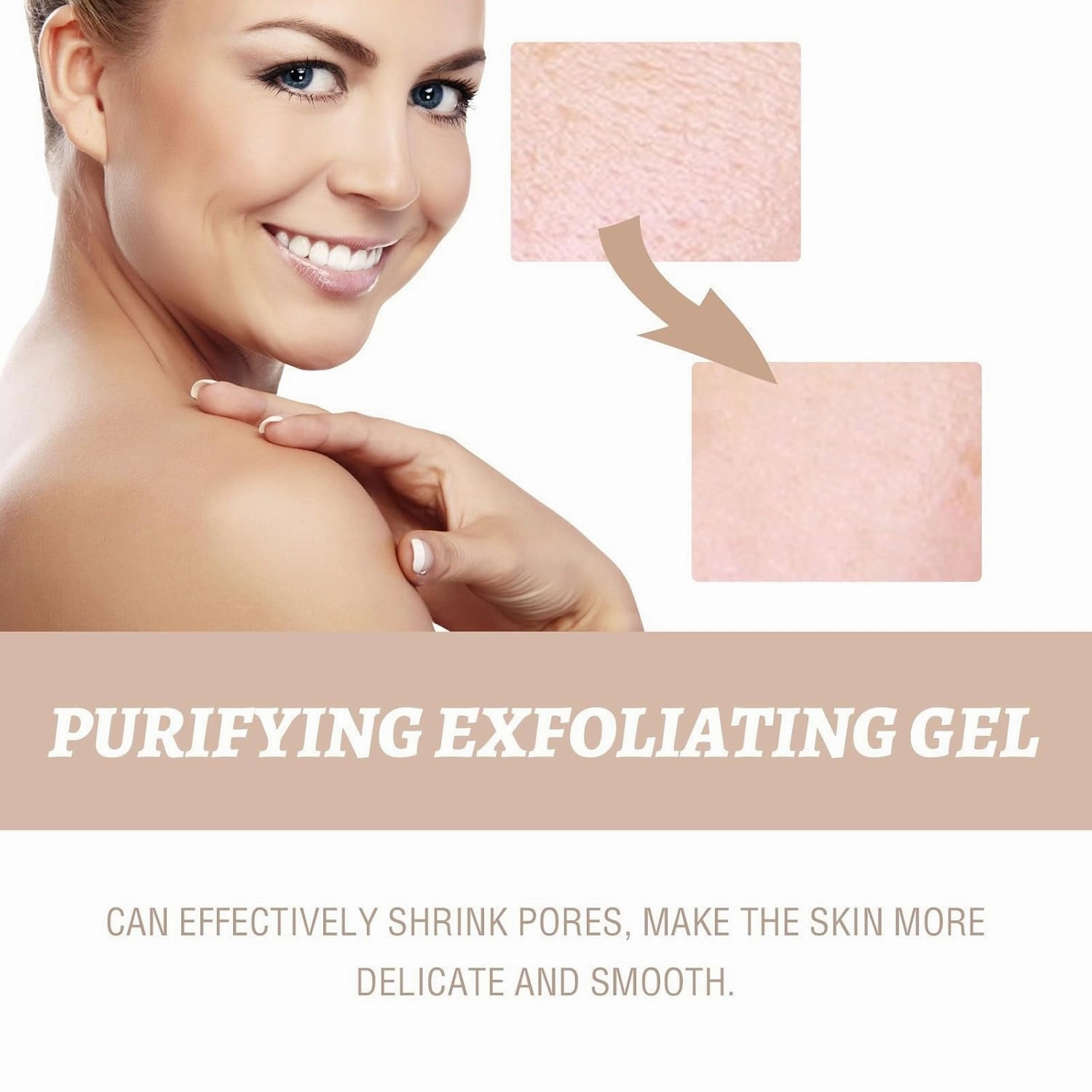 Purifying Exfoliating Gel, Moisturizing Exfoliator Scrub for Whole Body, Achieve Smoother Skin (3PCS, 5.28oz)