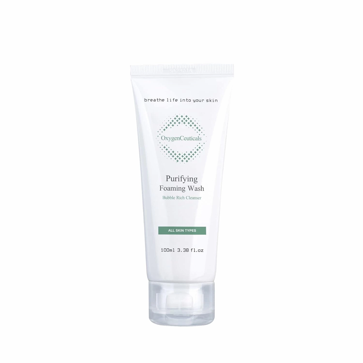 Purifying Foaming Wash, Anti-Acne Foaming Cleanser for Sensitive Skin, Acne-Prone, Oily Skin, 3.38 oz (100ml)