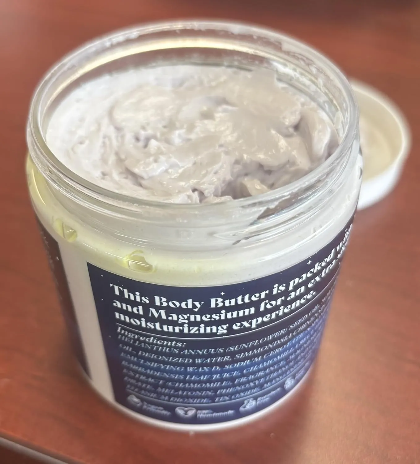 PURPLE CANYON Twilight Deep Sleep Whipped Body Butter 8oz | Lavender Chamomile Night Cream with Magnesium & Melatonin | Hydrating Body Lotion for Skin Care
