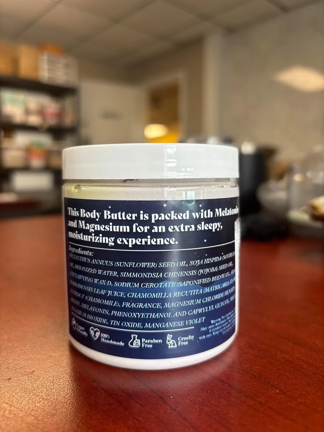 PURPLE CANYON Twilight Deep Sleep Whipped Body Butter 8oz | Lavender Chamomile Night Cream with Magnesium & Melatonin | Hydrating Body Lotion for Skin Care