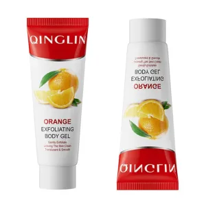 Qinglin Exfoliating Body Gel Gentle Exfoliating Clear Skin Cleansing Smooth Without Damaging Skin Deep Cleansing Face and Body Exfoliating Scrub Gel for All Skin (2pces)