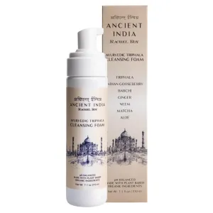Rachel Roy Ayurvedic Triphala Foaming Face Cleanser with Natural Amino Acids & Indian Herbs - pH Balanced Facial Wash for Pore Tightening & Deep Cleansing