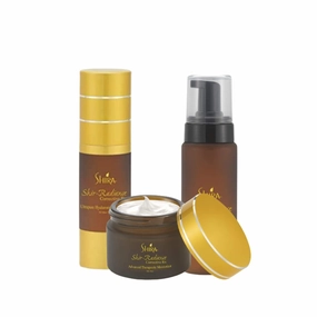 Radiance Skin Care Combo, Foaming Face Wash 200ml, Therapeutic Moisturizer 15ml, Hyaluronic Serum 30ml