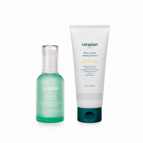 rataplan Water Parsley Calming Serum & Cleanser Set