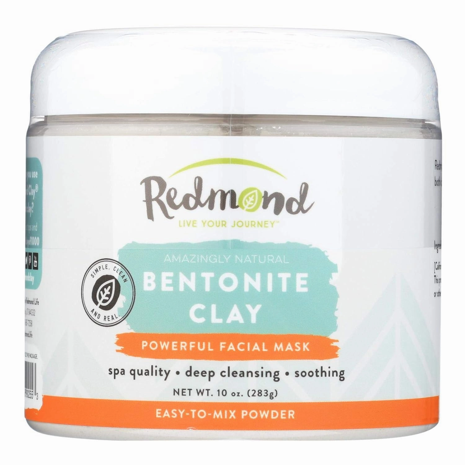 Redmond Clay - Bentonite Clay of 1000 Uses, Soothing Facial Mask, 10 Ounce (4 Pack)4