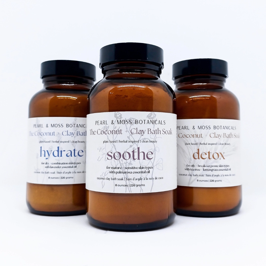 Refill Program: Coconut   Clay Bath Soak: Soothe (Palmarosa)
