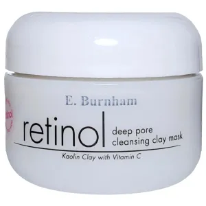 Retinol Deep Pore Cleansing Clay Mask 1 Oz. – Detoxifying & Clarifying Facial Mask for Clearer, Smoother-Looking Skin – Minimizes the Appearance of Pores