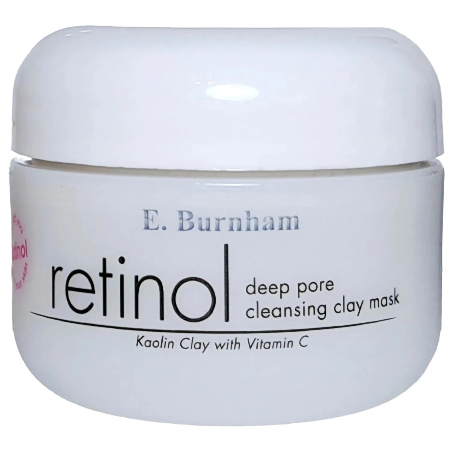 Retinol Deep Pore Cleansing Clay Mask 1 Oz. – Detoxifying & Clarifying Facial Mask for Clearer, Smoother-Looking Skin – Minimizes the Appearance of Pores
