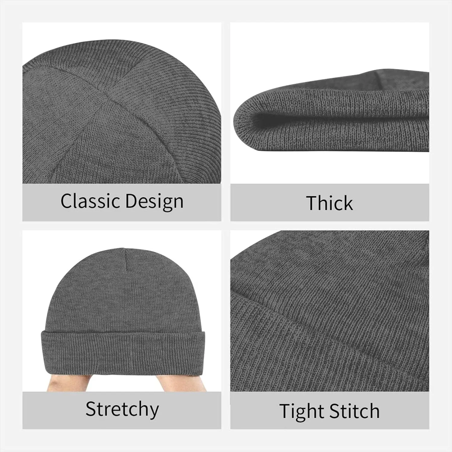 Rionegro Águilas Knit Hat Cap Skull Cap Beanie Hat Warm Cap Deep Heather Hat for Men Women