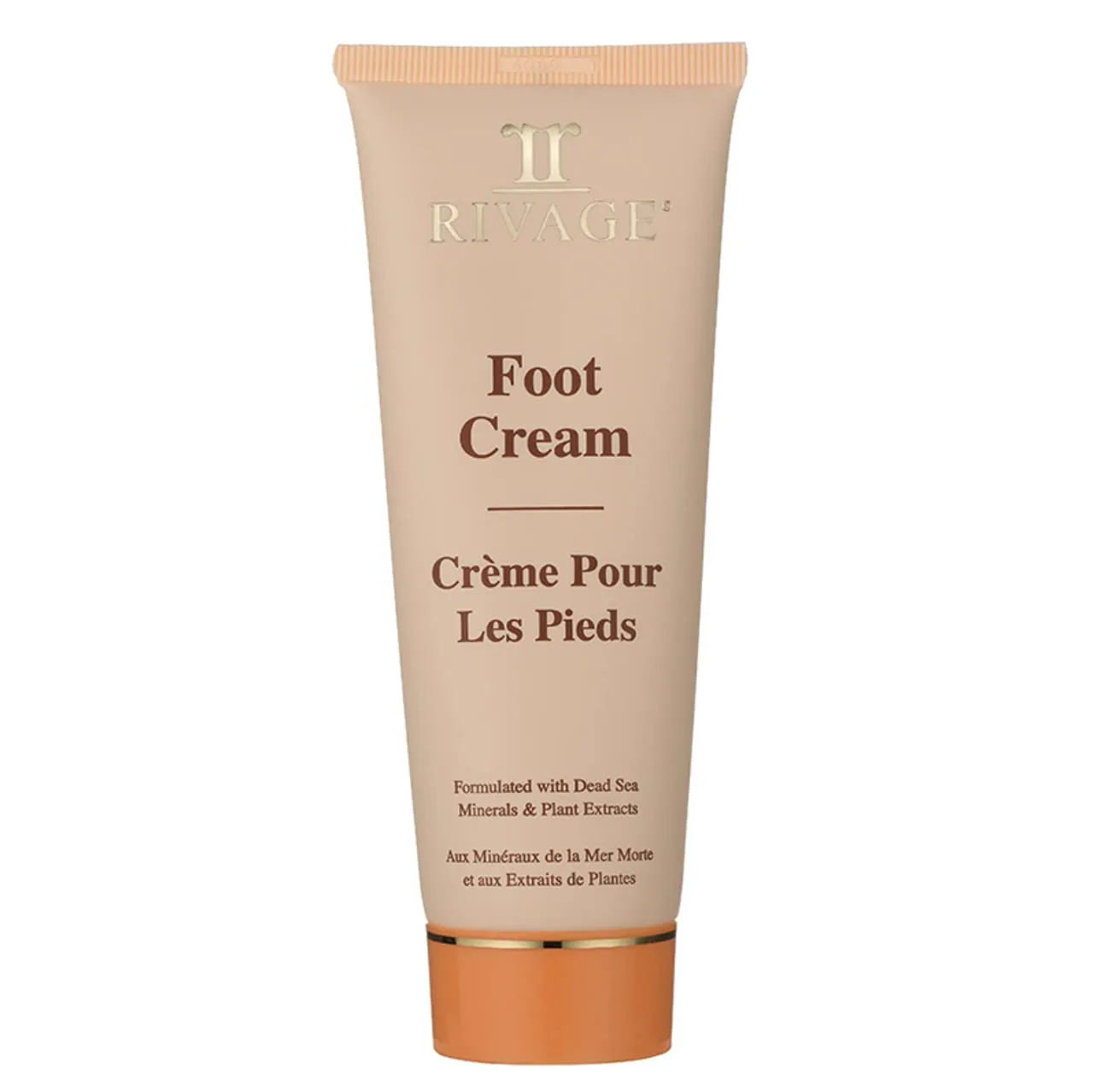 RIVAGE NATURAL DEAD SEA MINERALS FOOT CREAM 100ml FORMULATED with DEAD SEA MINERALS