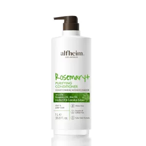 Rosemary  Purifying Conditioner | Controls Excess Oil for Oily Scalp & Hair | Rosemary & Peppermint Oil Infused for Lightweight Moisturizing, Smoothing & Volumizing | Sulfate-Free | 33.8 oz