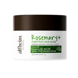 Rosemary  Purifying Hair Mask | Deep Moisturizing & Scalp Balancing Treatment | Infused with Rosemary, Peppermint Oil & Jojoba Oil | For Oily Hair, Dandruff & Weakened Strands | 8.45 oz