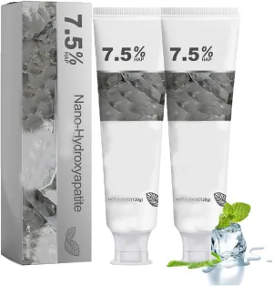 Rovaxz Toothpaste, Rovaxz Nano Hydroxyapatite Toothpaste, 7.5 Nano -Hydroxyapatite Toothpastes, 120 G Rovaxz 7.5 Tooth Paste, Deep Cleansing, Fresh Breath for Teeth, Gentle and Effective (2)
