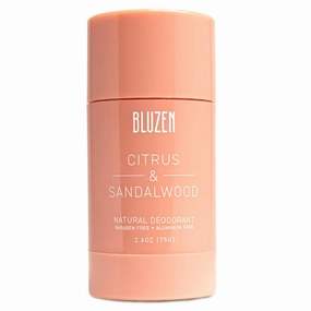 Sandalwood Deodorant, Aluminum-Free, Natural, Castor Oil Based Deodorant For Sensitive Skin, Free from Parabens, All day Protection