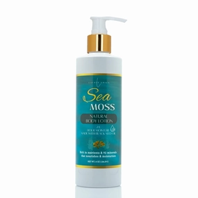 Sea Moss Natural Body Lotion with Black Seed Oil - 24-Hour Moisture for Dry & Sensitive Skin, 8 oz