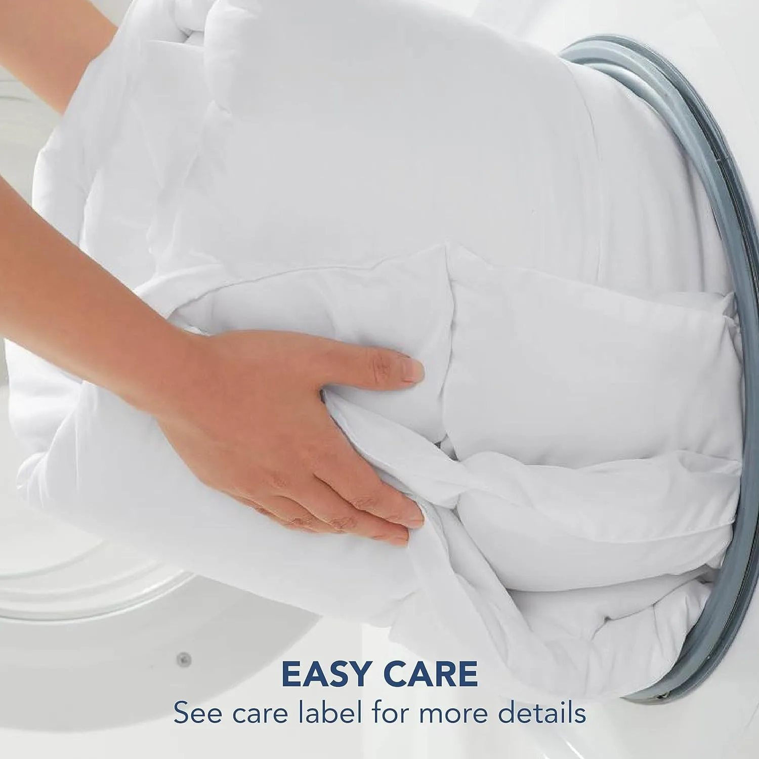 Serta Power Guard Mattress Encasement, 60" x 80", Quiet, Breathable and Waterproof Mattress Protector with Zipper, 18" Elastic Deep Pocket for Secure Fit, Queen Mattress Pad, White