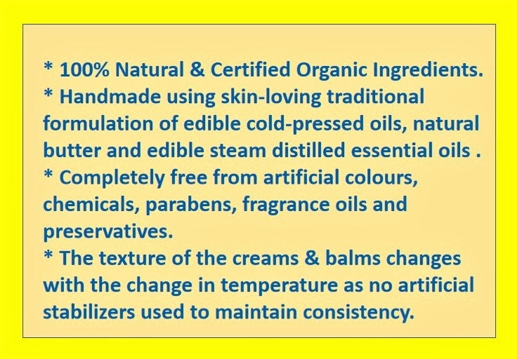 Shea, Teatree & Basil Face Cream (Oily Skin) - Certified Organic