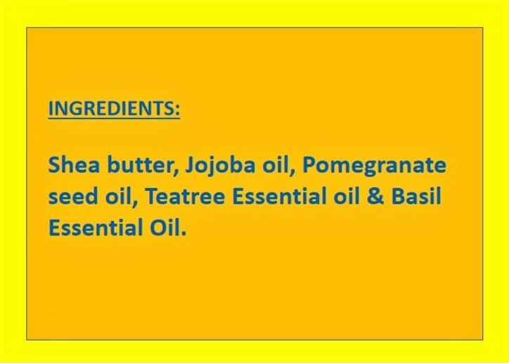 Shea, Teatree & Basil Face Cream (Oily Skin) - Certified Organic