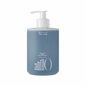 Shower Time Scented Body Wash - Vegan Hand & Body Cleanser with Ceramide & Botanical Oils, Blue Agave Scent, Free from Paraben, Sulfate, Silicone, 15.22 fl.oz