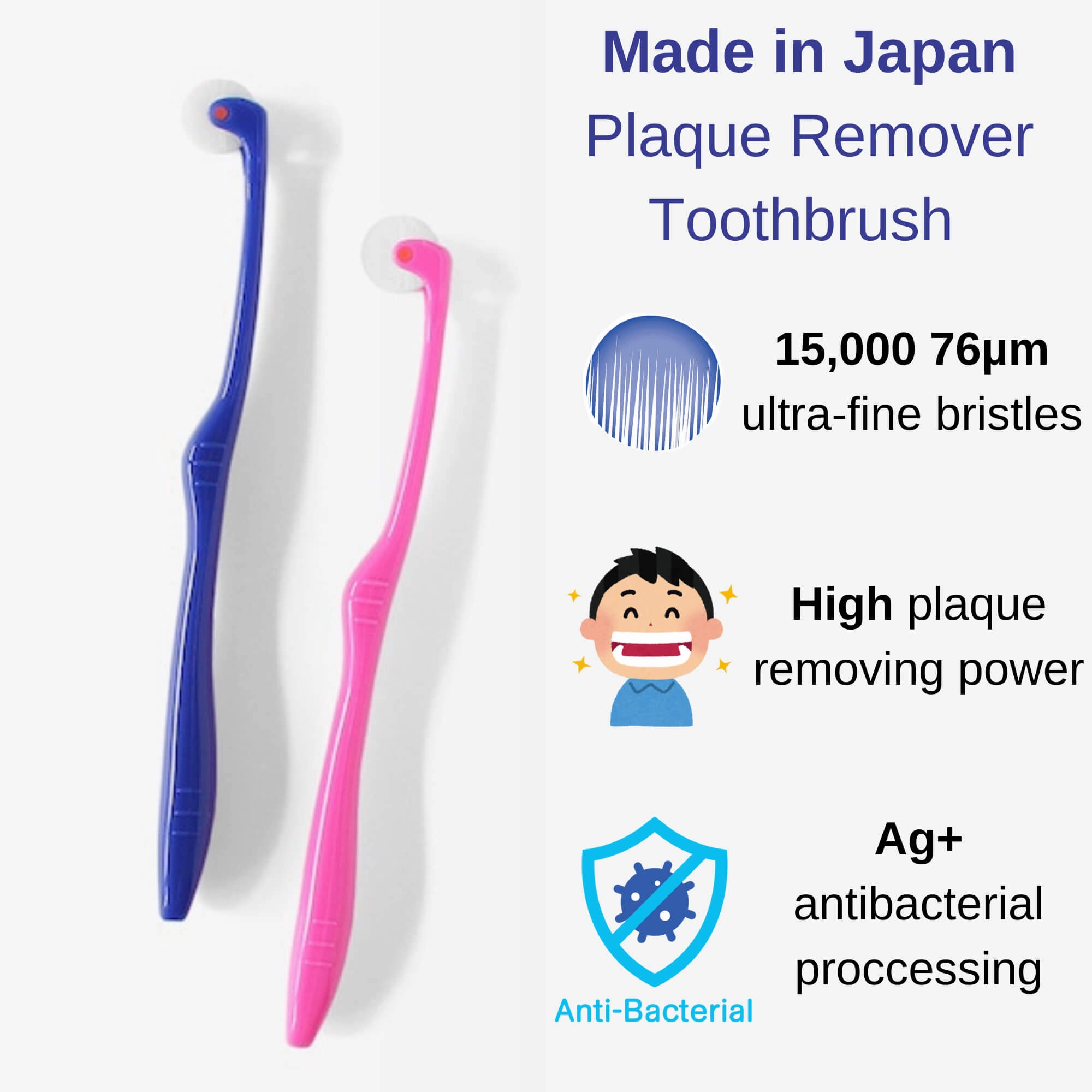Silver Ion Purifying Folding Toothbrush (Per Unit) | KURUN