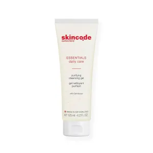 Skincode Essentials Purifying Cleansing Gel (4.2oz)| Deep Face Cleanser with Pro-Vitamin B5 & Botanical Extracts | Removes Makeup & Regulates Sebum| Gentle Wash for Women | Oil-Free Skin Care Solution