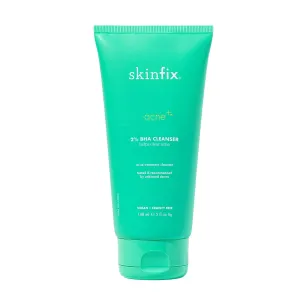Skinfix Acne  BHA Cleanser: Multi-Level Pore Resurfacing, Deep Pore & Acne-Fighting Cleanser Helps Reduce Blemish Size, Redness & Excess Oil, 5 Fl Oz