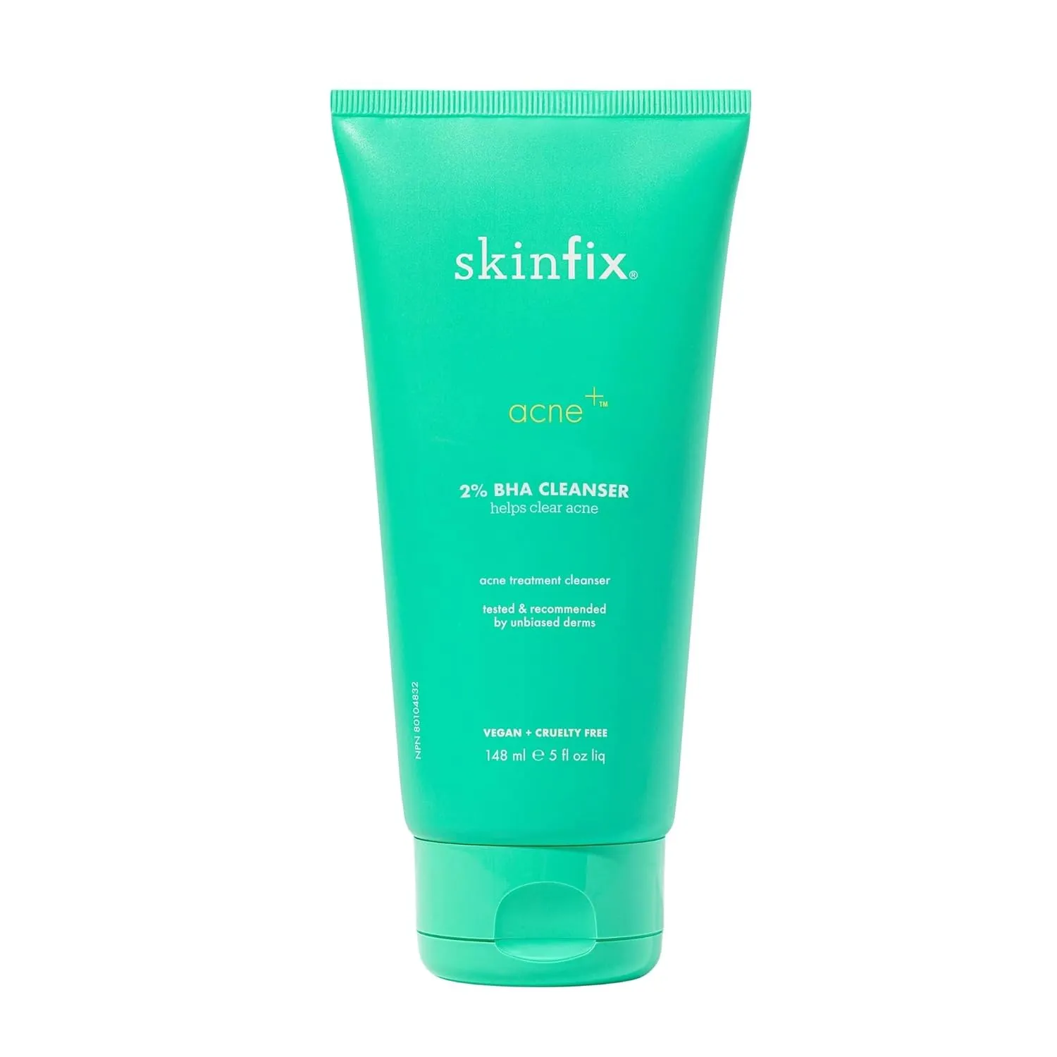 Skinfix Acne  BHA Cleanser: Multi-Level Pore Resurfacing, Deep Pore & Acne-Fighting Cleanser Helps Reduce Blemish Size, Redness & Excess Oil, 5 Fl Oz