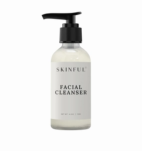 Skinful Gentle Facial Cleanser Face Wash - Deep-Penetrating Skin Cleanser for All Skin Types - 4oz