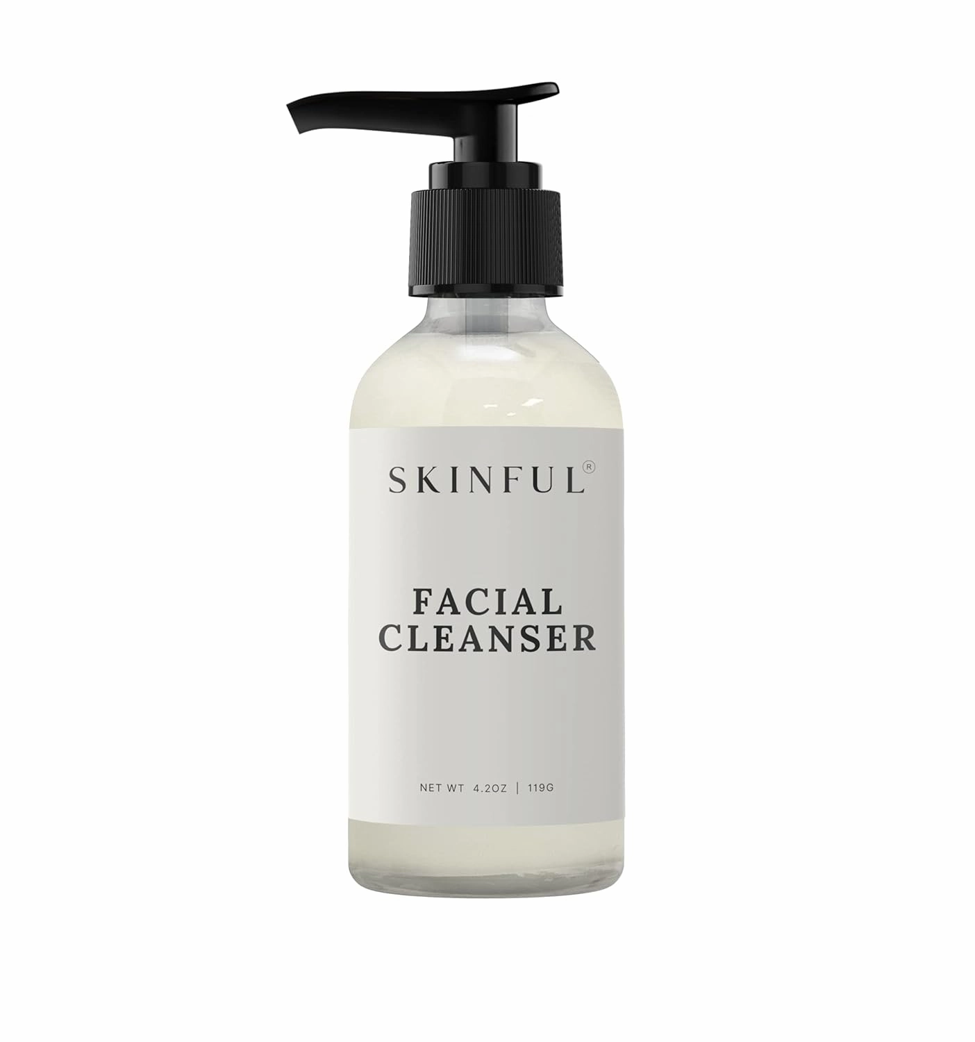 Skinful Gentle Facial Cleanser Face Wash - Deep-Penetrating Skin Cleanser for All Skin Types - 4oz