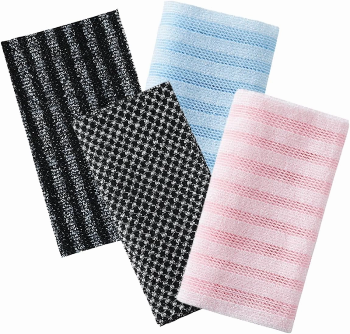 SOIMISS Exfoliating Bath Towel Back Exfoliator for Shower Body Scrubbers Deep Cleansing Family Essential