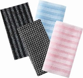 SOIMISS Exfoliating Bath Towel Back Exfoliator for Shower Body Scrubbers Deep Cleansing Family Essential