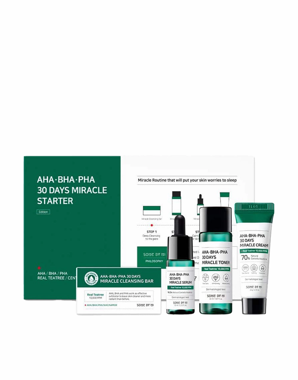 SOME BY MI, AHA.BHA.PHA, 30 Days Miracle Starter Edition, 4 Piece Kit