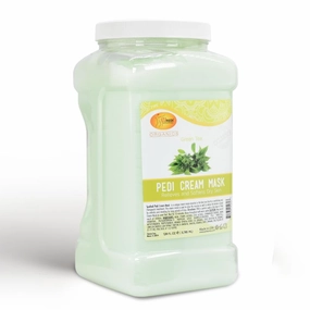 SPA REDI - Body and Foot Cream Mask, Green Tea, 128 Oz - Pedicure Massage for Tired Feet and Body, Hydrating, Fresh Skin - Infused with Hyaluronic Acid, Amino Acids, Panthenol, Comfrey Extract