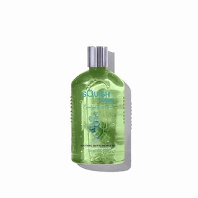 Sq'uishtown Eucalyptus & Mint Soothing Bath & Shower Gel | Squish Town Luxury Aromatherapy with natural essential oils | 250ml | Men & Women
