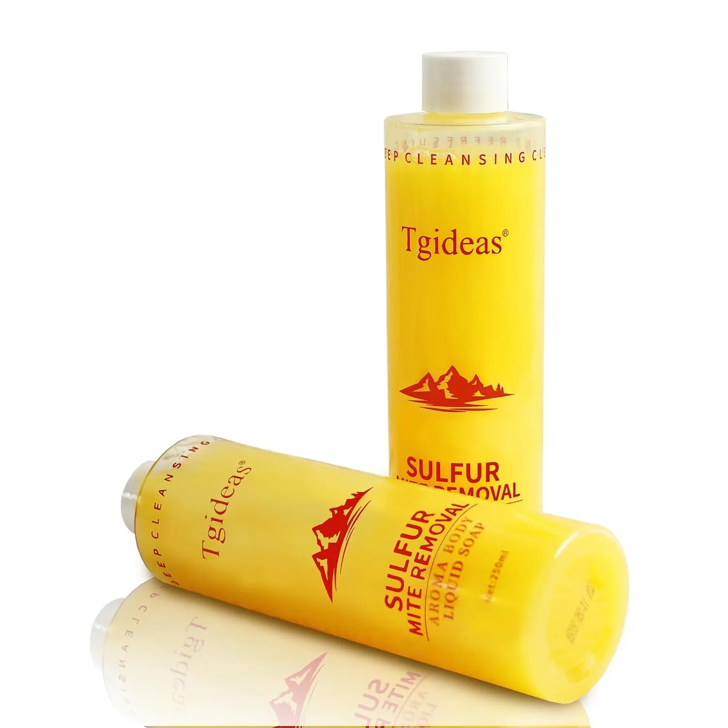 Sulfur Soap Body Wash Shampoo - Deep Cleansing for Balancing Skin - Gentle Daily Care for Body and Scalp - 500ml for Men and Women