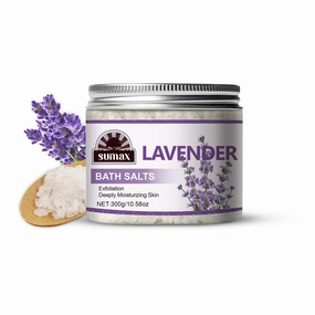 Sumax 300g Transparent Jar Lavender Scrub